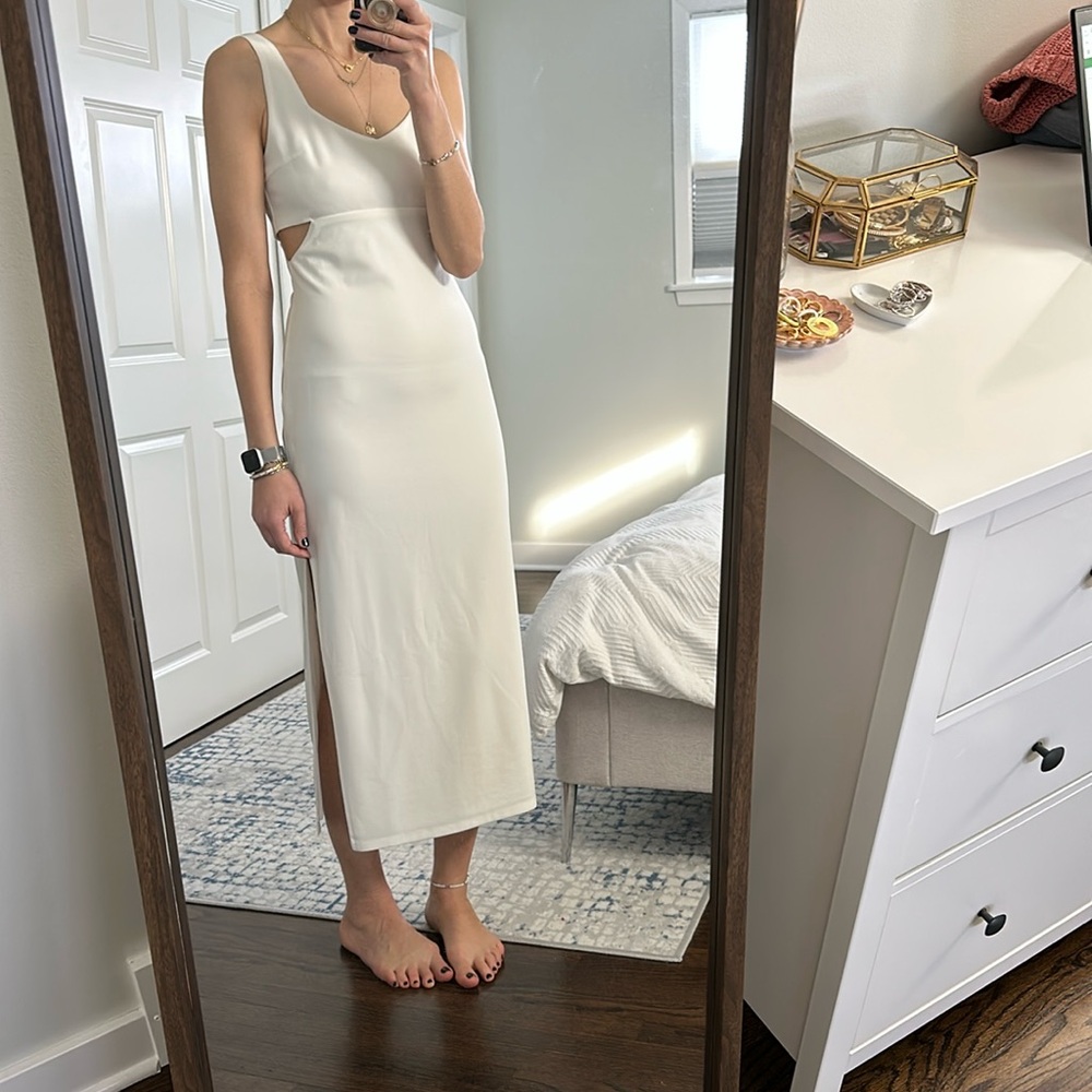 Lulus white dress